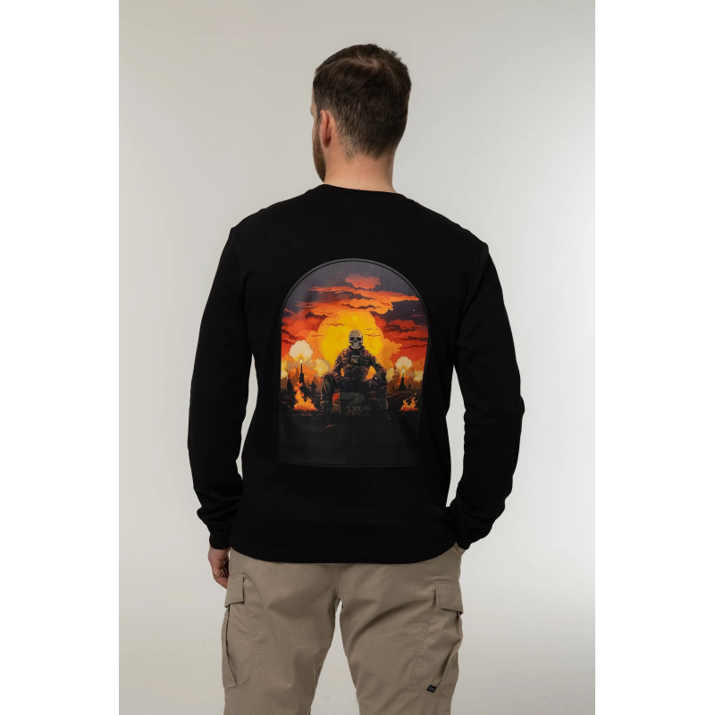 Лонгслив Corogva «333» Чёрный