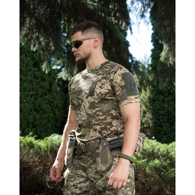 Футболка быстросохнущая тактическая Bezet Пиксель