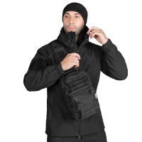 Camotec Stalker SoftShell Black Jacket 