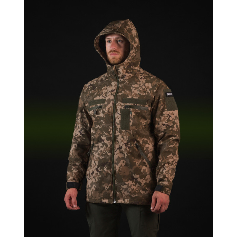 Куртка Bezet Softshell Omega Піксель