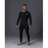 BEZET Black thermal underwear set