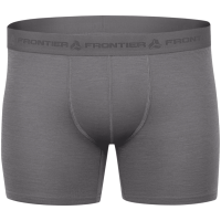 Frontier Grus merino/bamboo thermal shorts in gray