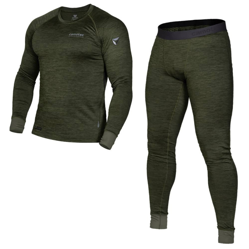 Термобелье Camotec Polarheat QS Pro 2.0 Олива Меланж