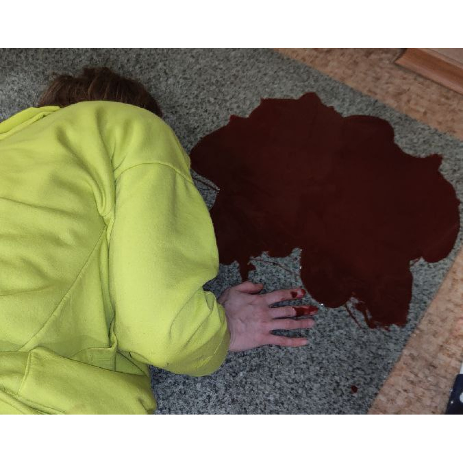 Многоразовая тренировочная лужа крови