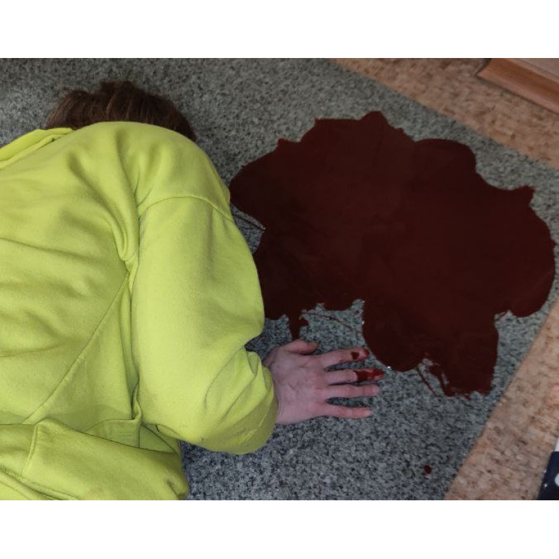 Многоразовая тренировочная лужа крови