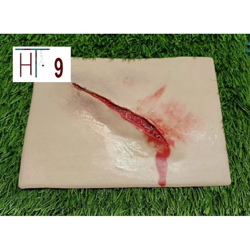 Тренировочная накладка – резаная рана с незначительным кровотечением