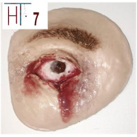 Тренувальна накладка поранення ока