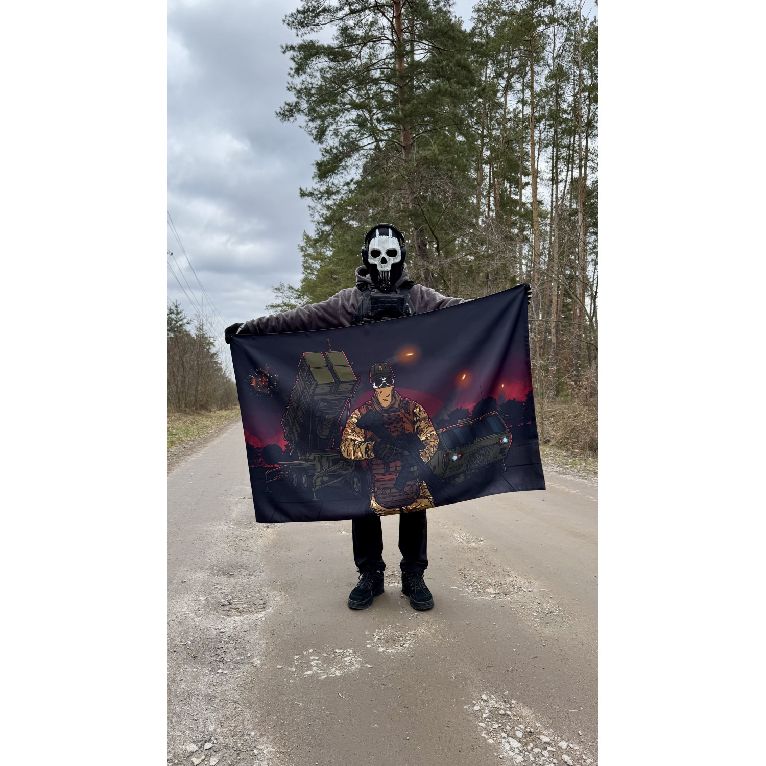 Corogva flag Clear sky