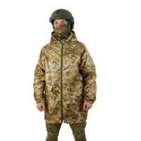 Плащ-дождевик с запаянными швами Kiborg Піксель