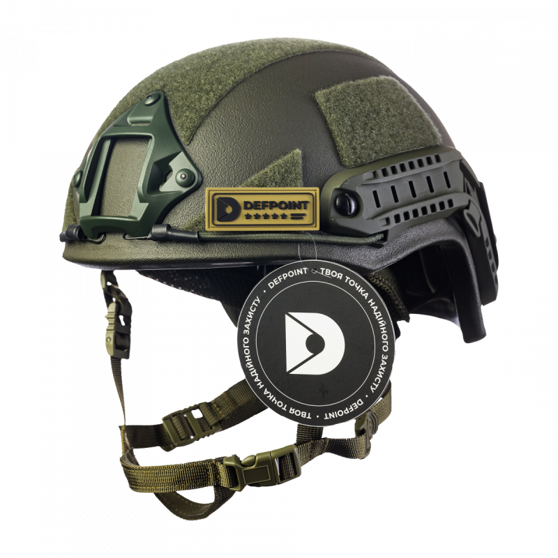 Шлем (каска) FAST NIJ IIIA. Материал: НВМПЭ. Цвет: олива