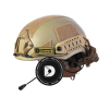 Set: FAST NIJ IIIA helmet + M32H active headphones + cheburashka mount. Color: coyote