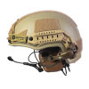Set: FAST NIJ IIIA helmet + M32H active headphones + cheburashka mount. Color: coyote