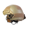 Set: FAST NIJ IIIA helmet + M32H active headphones + cheburashka mount. Color: coyote