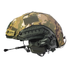 Комплект: шолом FAST NIJ IIIA + активні навушники M32H + кріплення чебурашки + кавер мультикам. Колір: олива-мультикам