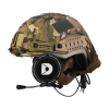 Комплект: шолом FAST NIJ IIIA + активні навушники M32H + кріплення чебурашки + кавер мультикам. Колір: койот-мультикам