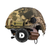 Комплект: шолом FAST NIJ IIIA + активні навушники M32H + кавер піксель. Колір: койот-піксель