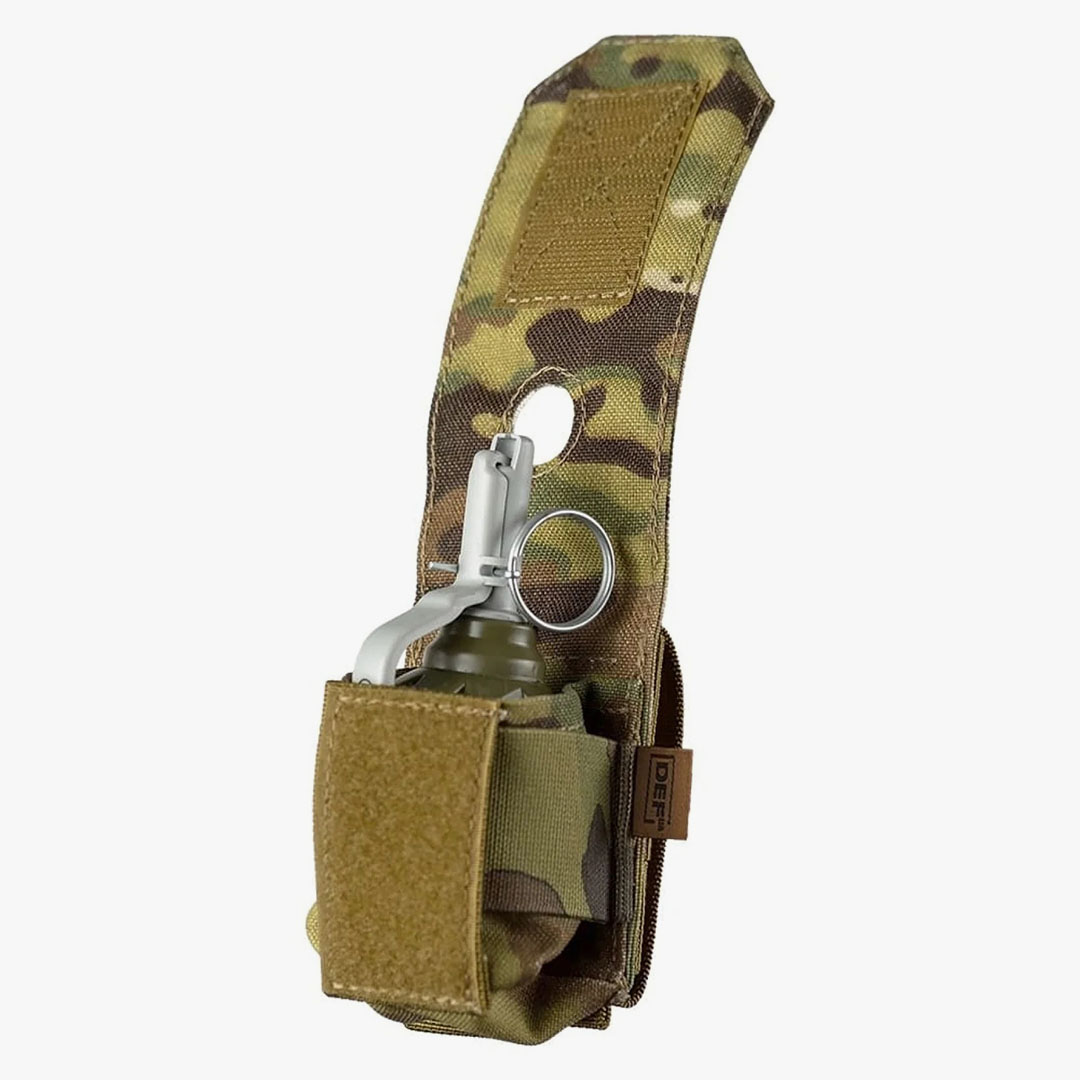 Тактический подсчет под гранату в раскрытом виде с фиксатором